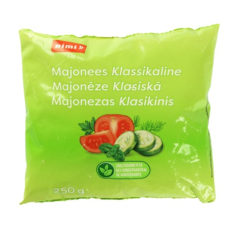 Majonēze Rimi Klasiskā, 250g